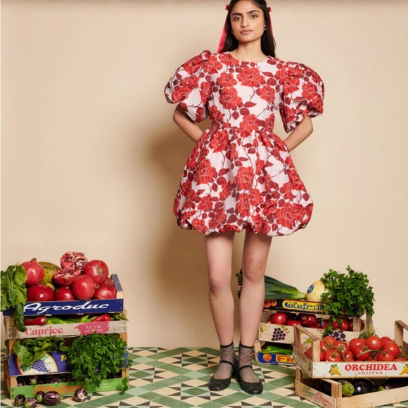 Sister Jane Wild Berry Jacquard Dress - Picture 4 of 7